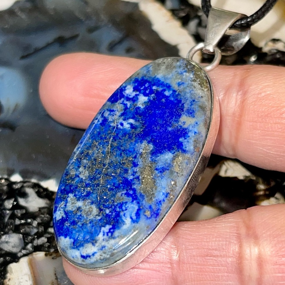 Lapis Lazuli Pendant 2 1/4”